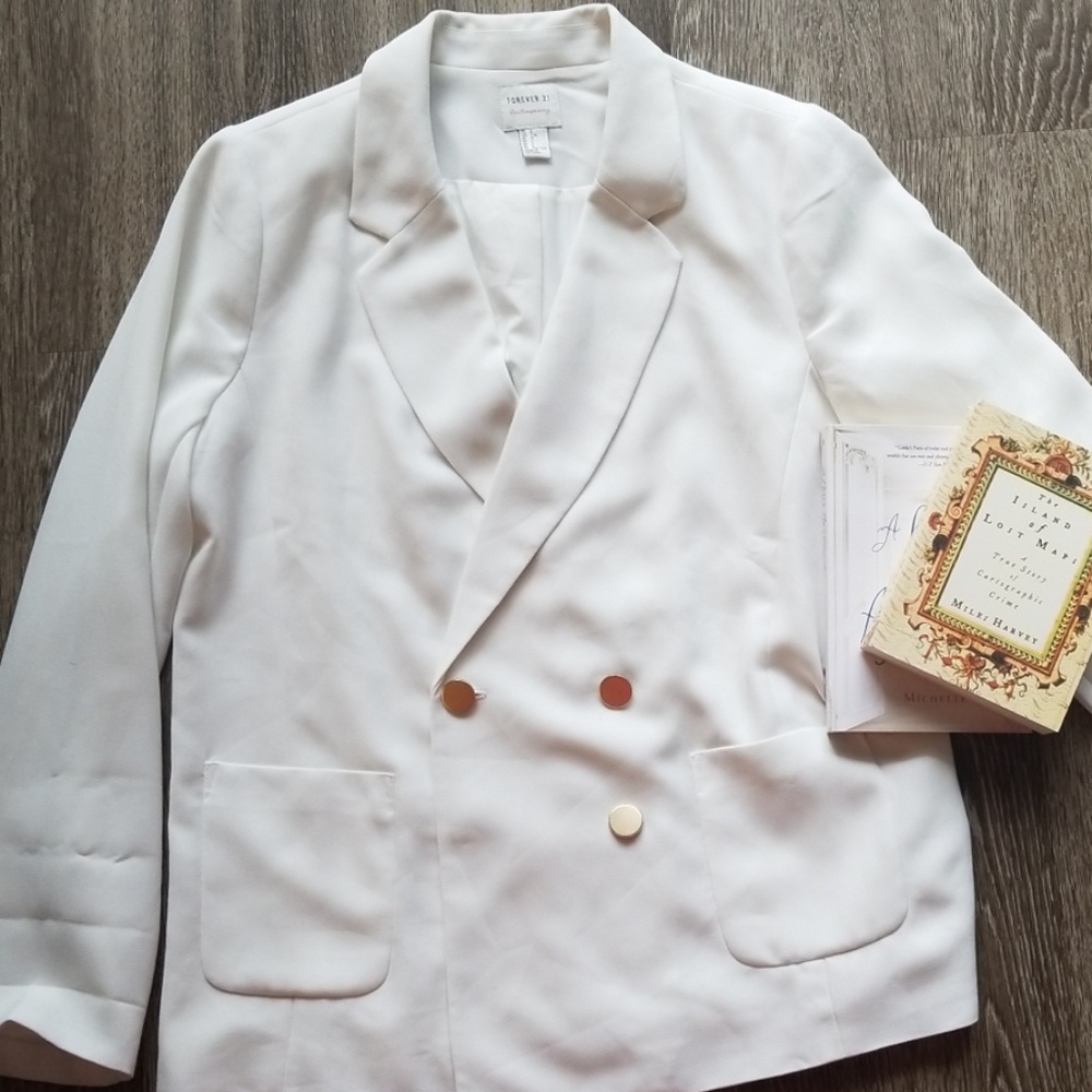 Long White Blazer